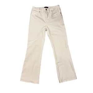 Banana Republic Cropped White Bootcut Jeans Sz 27